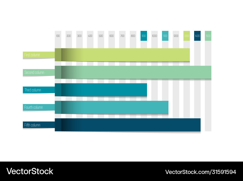 Flat chart graph simply color editable Flat chart graph simply color editable vector image