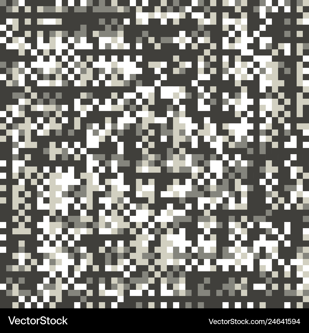 Glitch Pixel Static Pattern vector image