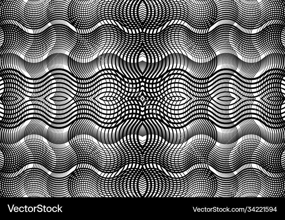 Repeatable and tileable grid mesh zig-zag Repeatable and tileable grid mesh zig-zag Vector Image