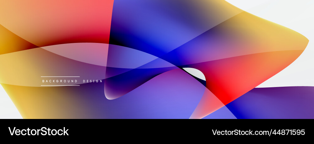 Abstract background fluid gradient color wave – Royalty-Free Vector ...