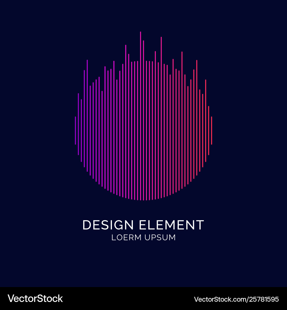Dynamic Lines & Abstract Shapes vector image