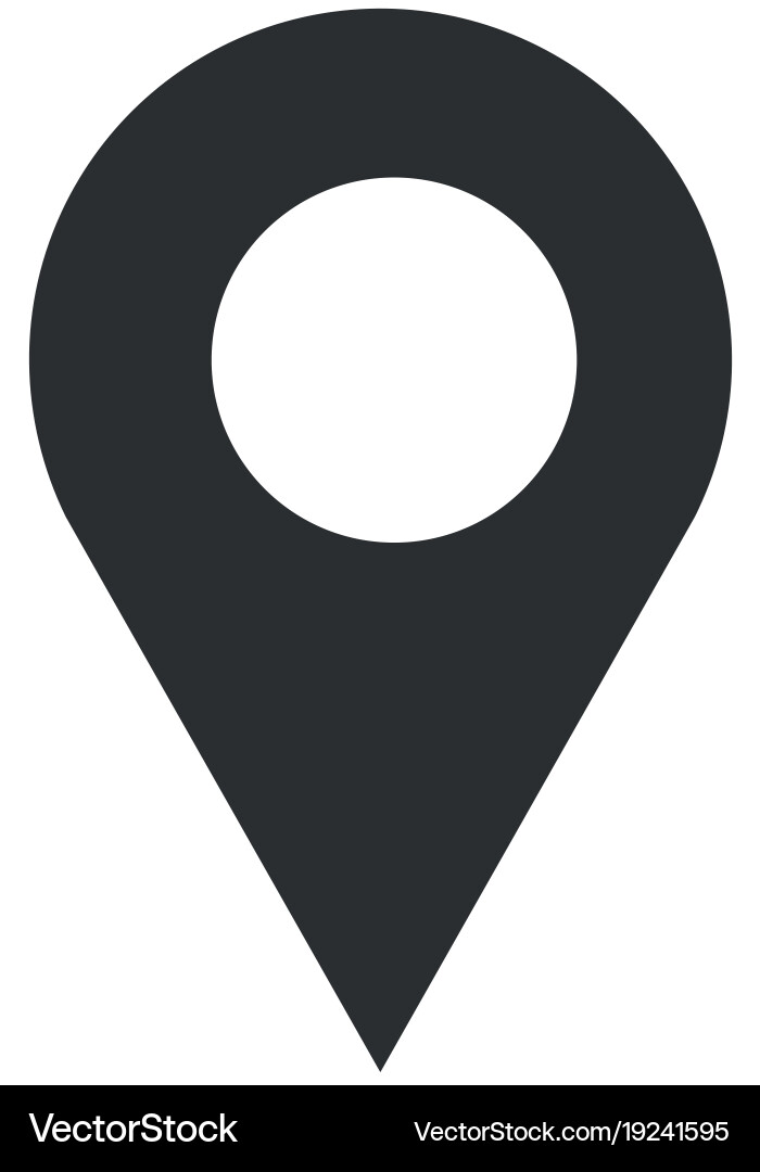 Pin pointer location icon Vector Image