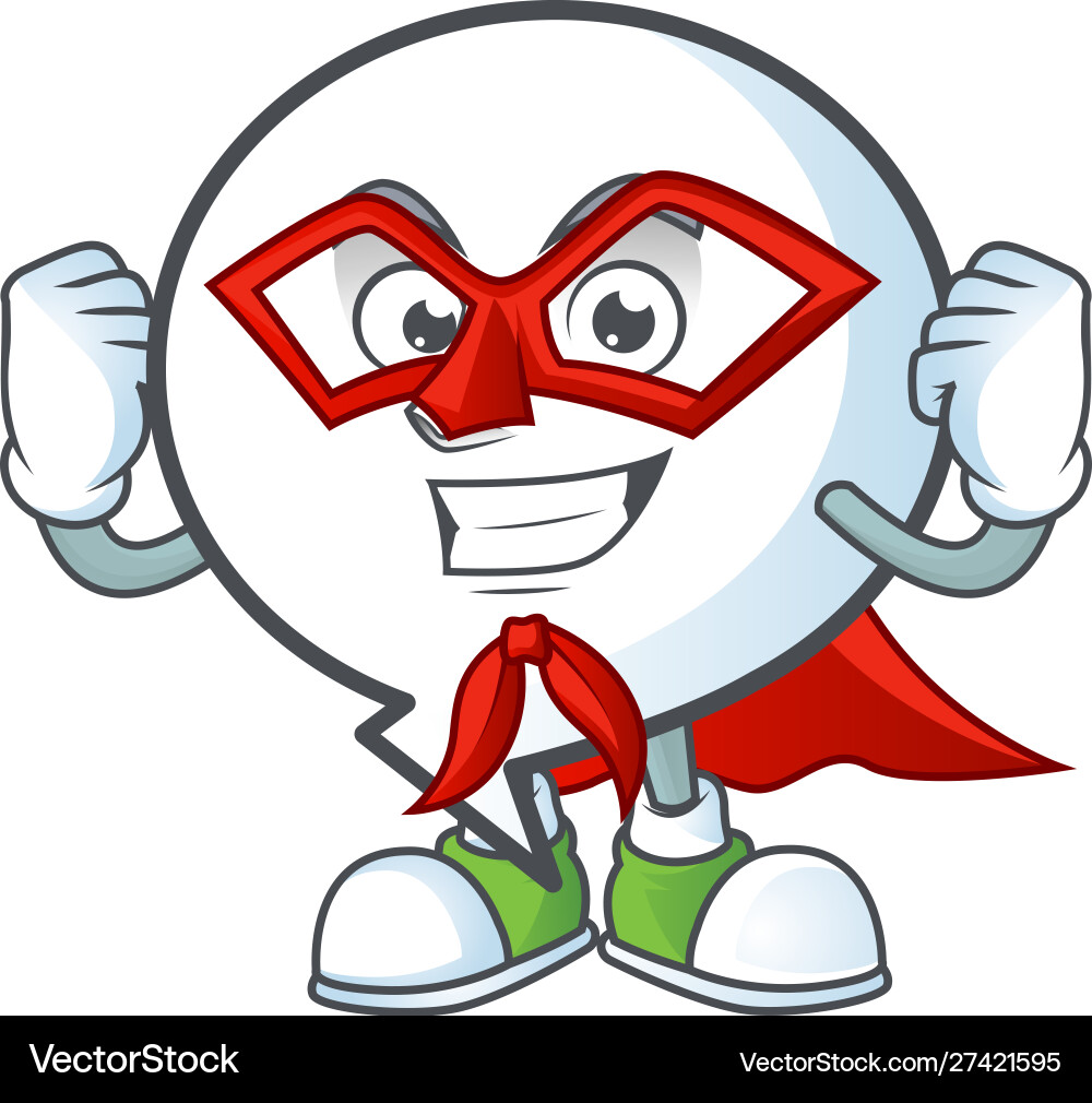 Super hero pattern circle bubble with character vector image