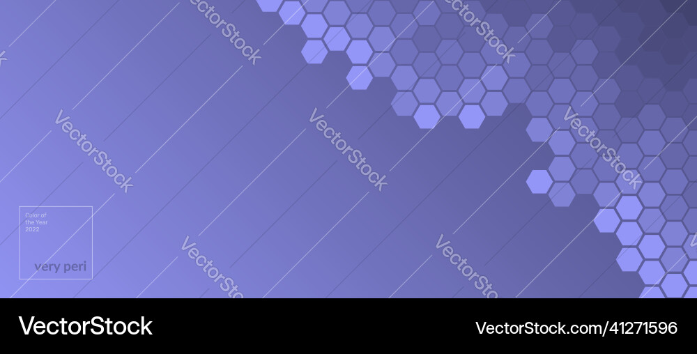 Abstract geometric hexagonal background in very Vector Image