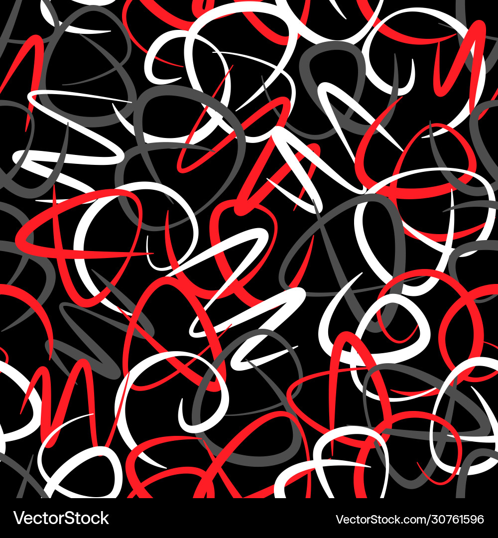 Abstract seamless pattern background handmade vector image