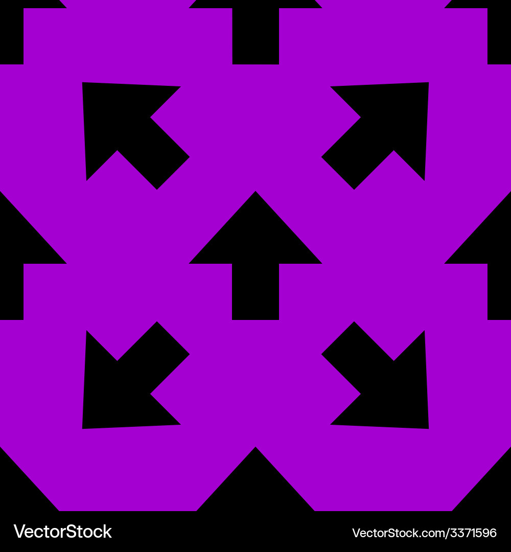 Arrow web icon flat design seamless pattern Vector Image