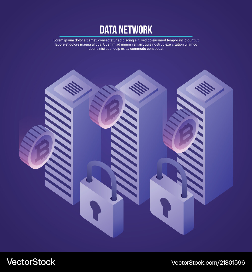 Data network related Data network related vector image
