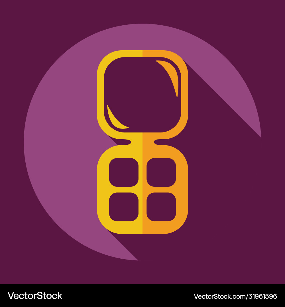 Flat modern design with shadow icon buttons Flat modern design with shadow icon buttons vector image