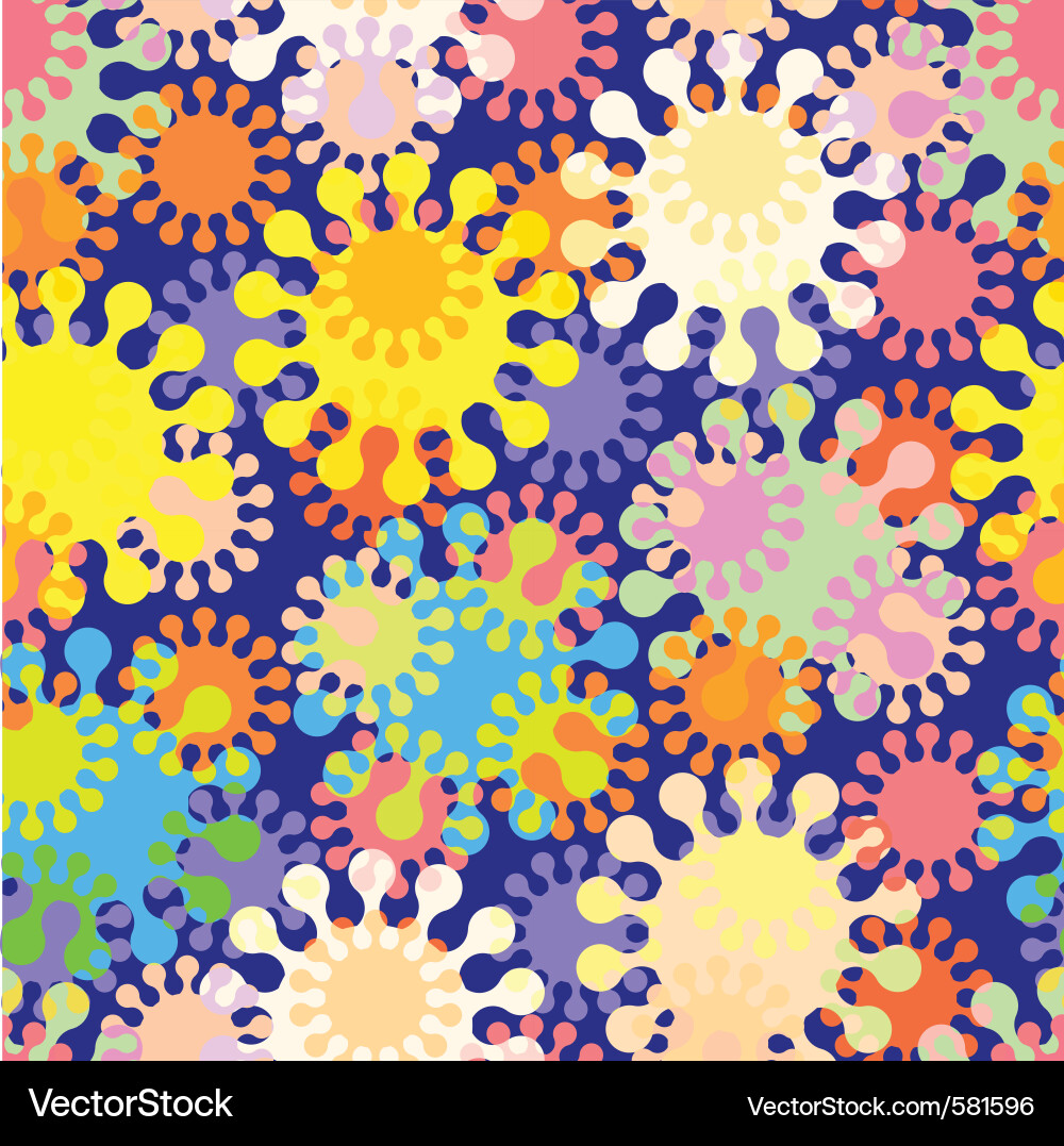Seamless splat pattern vector image