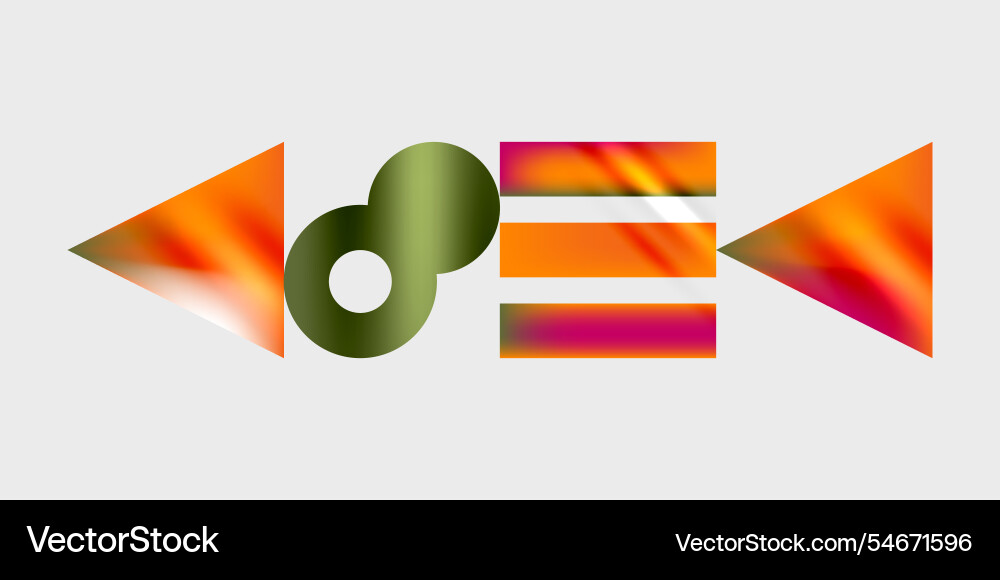 Triangles circles squares rectangles design Triangles circles squares rectangles design Vector Image