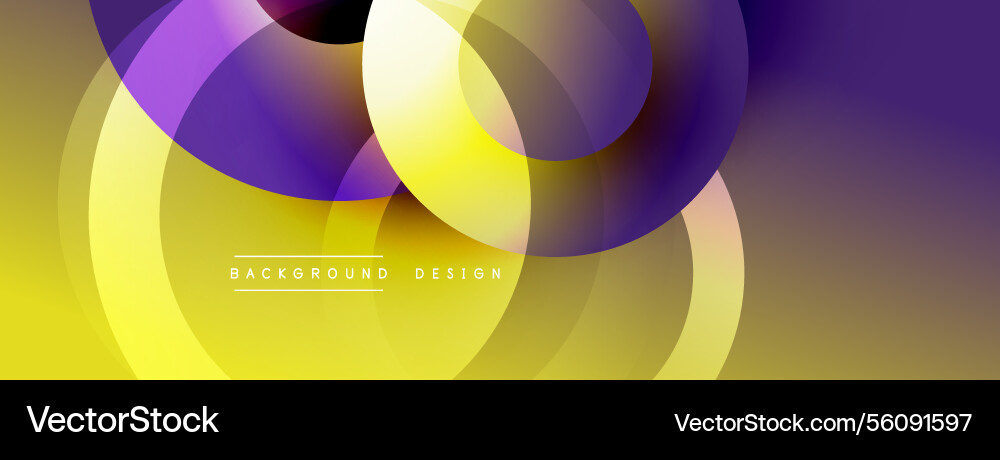 Abstract composition with layered circular Abstract composition with layered circular Vector Image