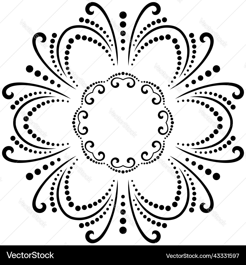 Classic fine pattern with various Classic fine pattern with various vector image