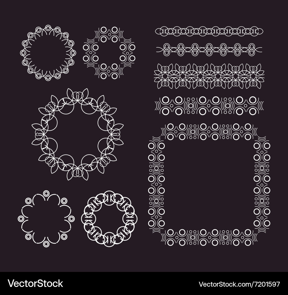 Elegant Ornate Border Frame vector image