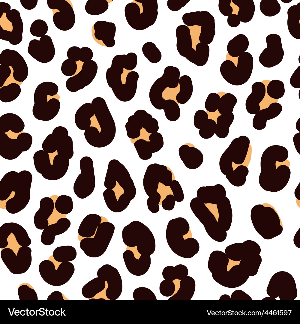 Leopard Print Pattern vector image
