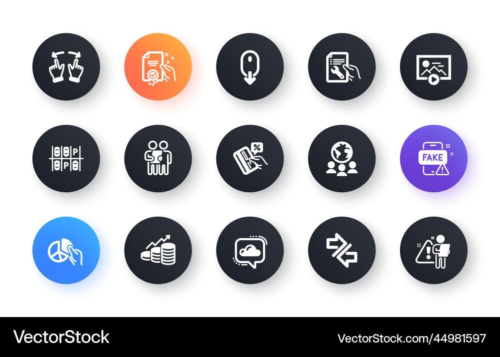 Minimal set of certificate growth chart Minimal set of certificate growth chart vector image
