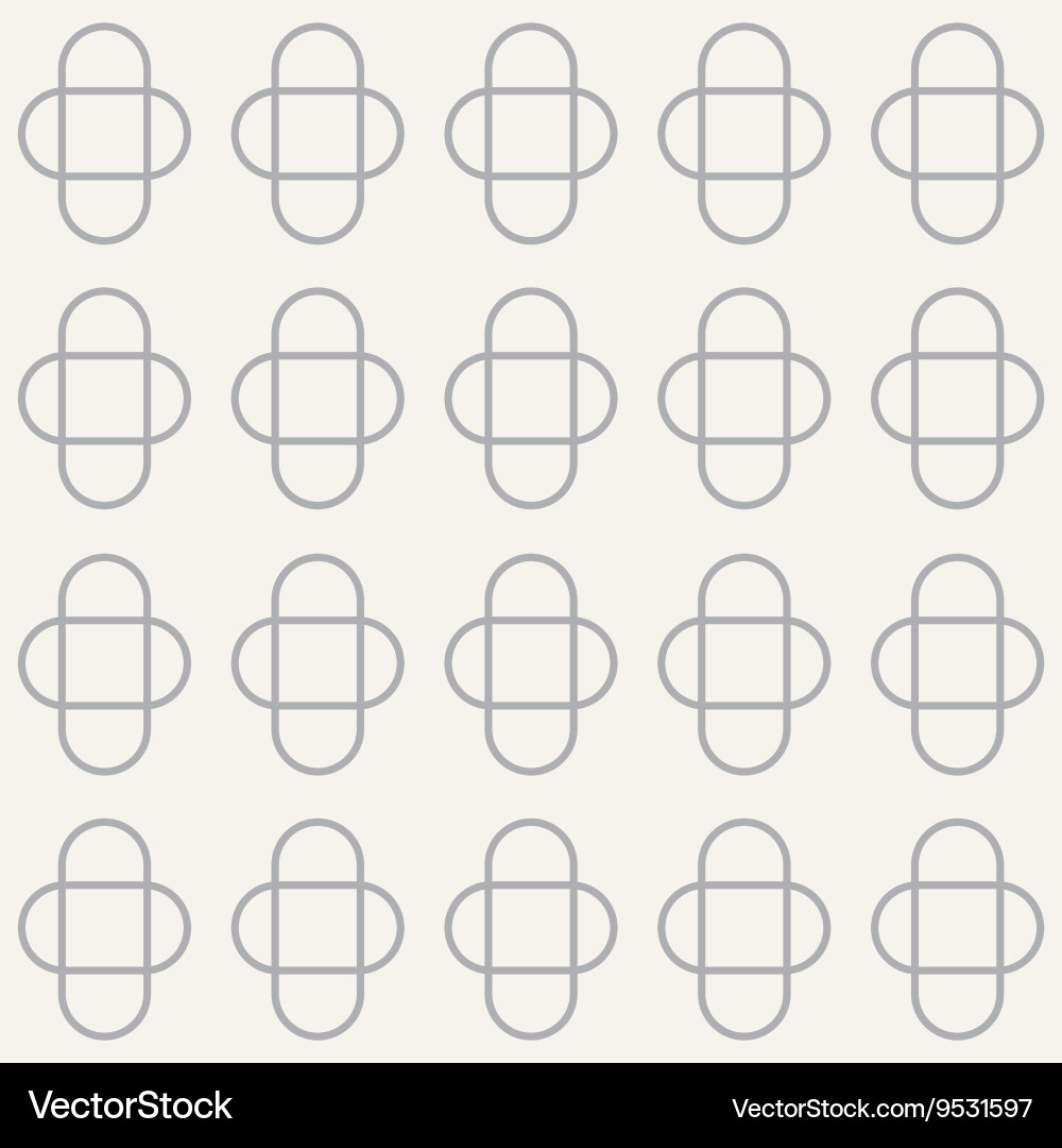 Seamless pattern with ovals Vector Image
