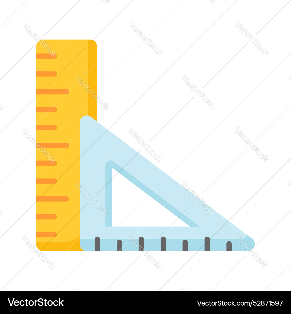 Tool for measurement or calculating length Vector Image