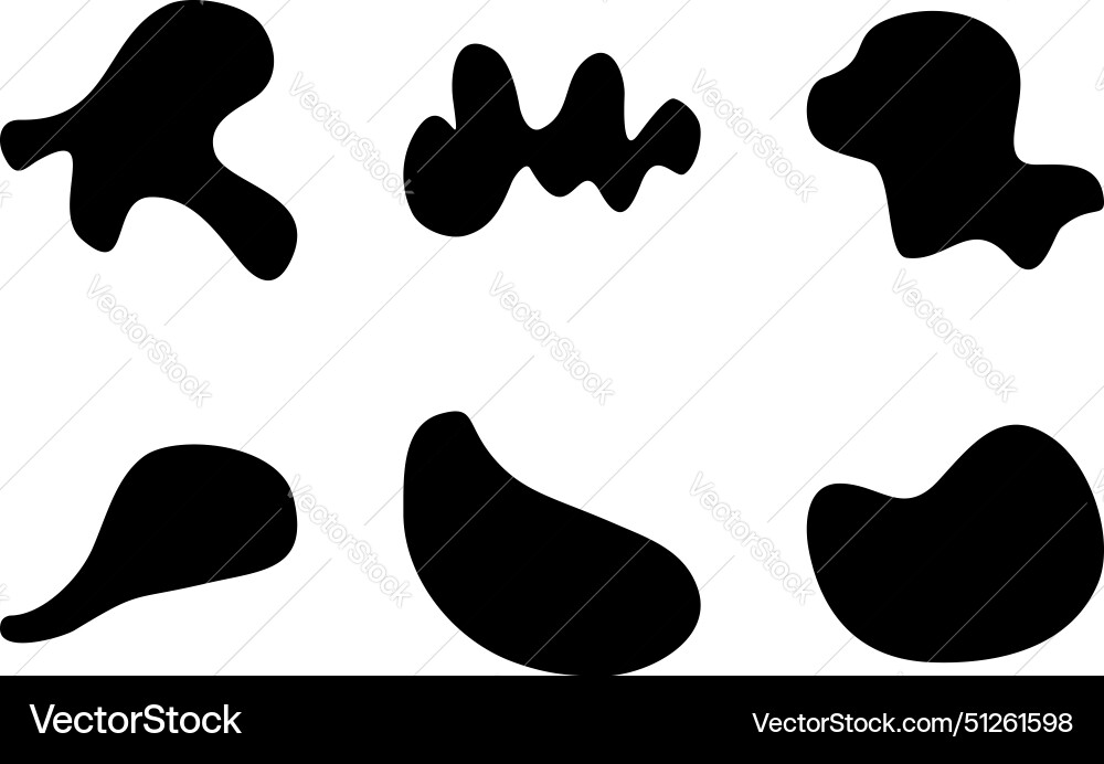 Abstract blobs liquid and fluid shape pictogram Abstract blobs liquid and fluid shape pictogram vector image