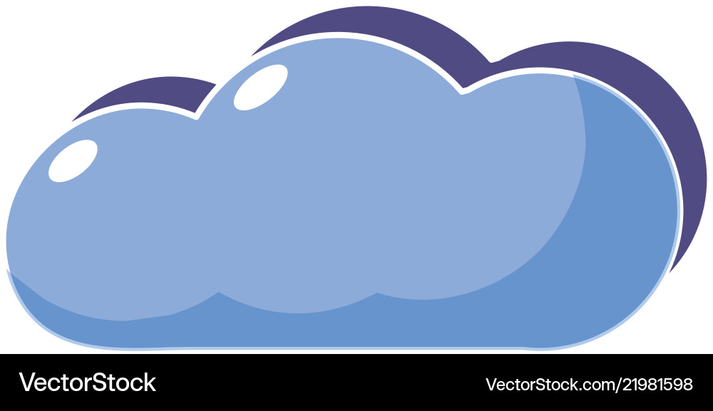 Data cloud connection server technology Vector Image