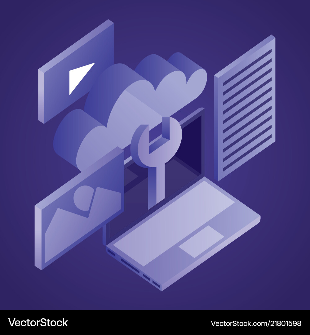 Data network related vector image