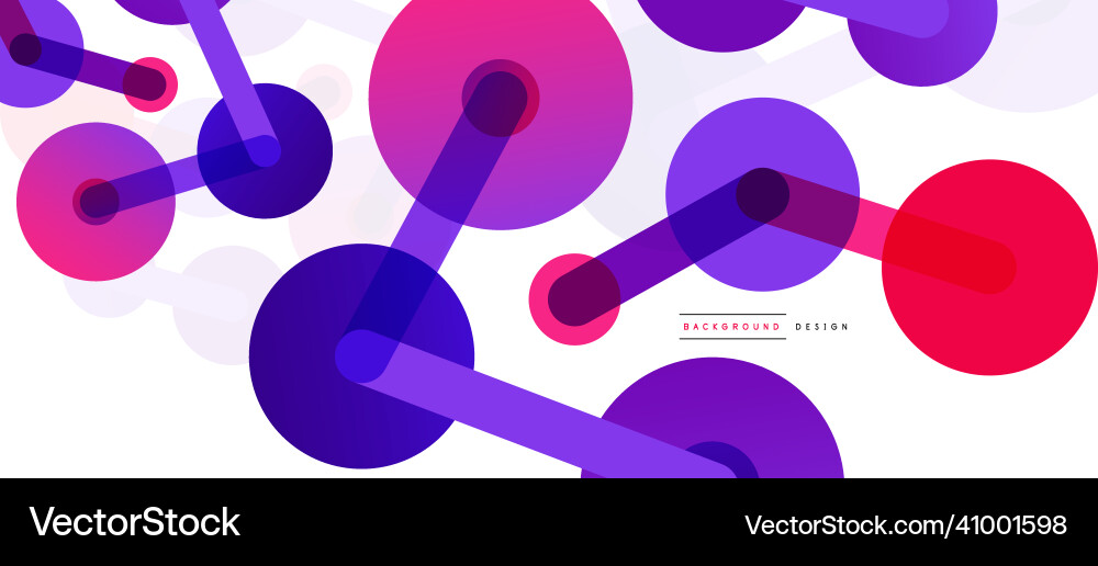 Network concept abstract background dots Vector Image