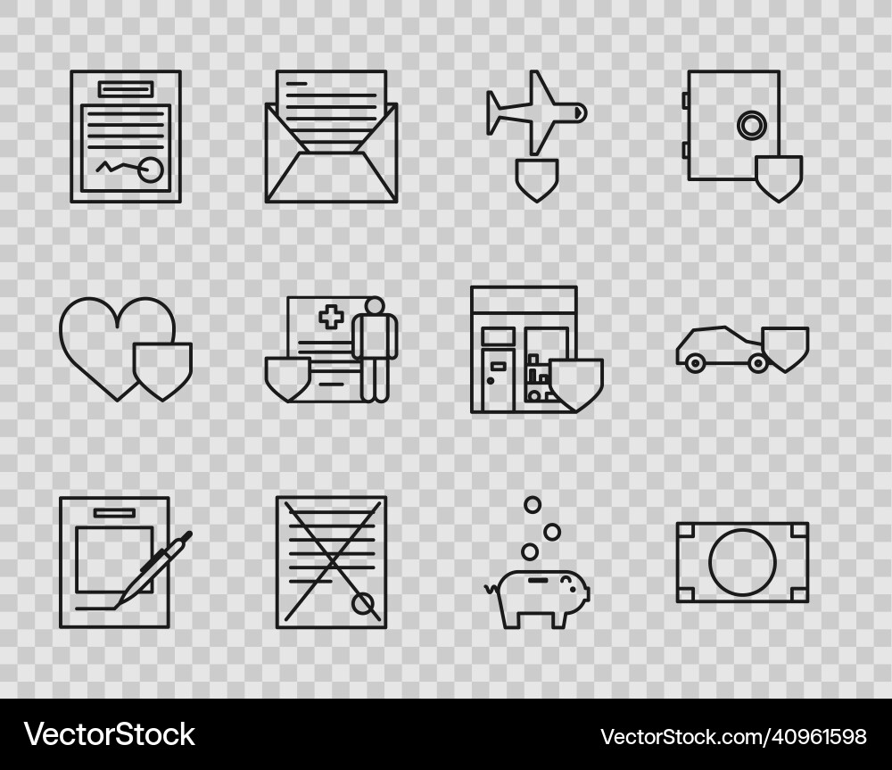 Set line blank notebook and pen stacks paper Vector Image