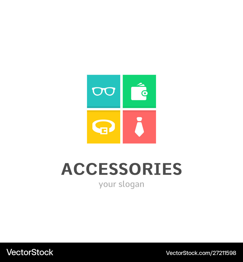 Stylish Accessories Logo Icons – Royalty-Free Vector | VectorStock, image size:1000x1080