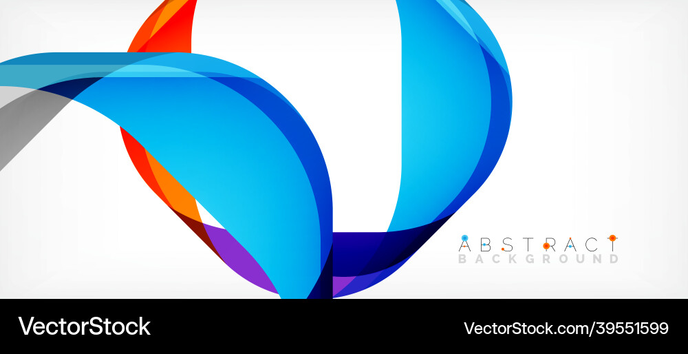 Abstract square shape with overlapping waves Abstract square shape with overlapping waves vector image
