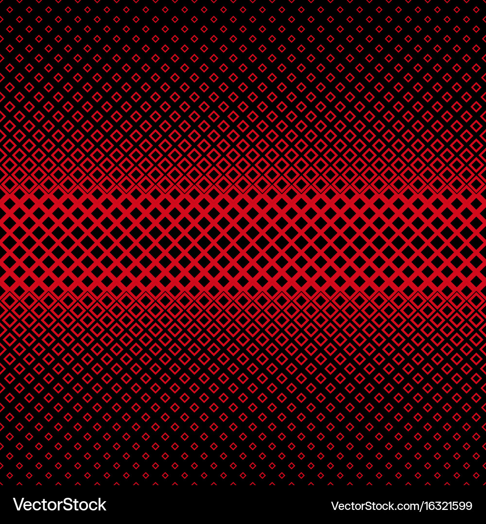 Symmetrical halftone square pattern background vector image