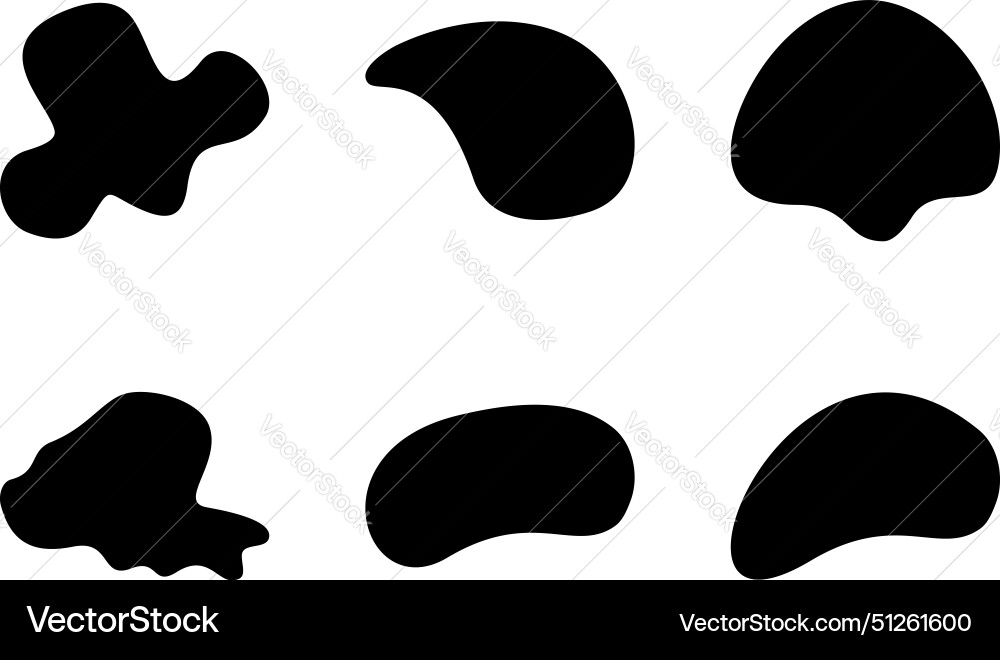 Abstract blobs liquid and fluid shape pictogram Abstract blobs liquid and fluid shape pictogram vector image