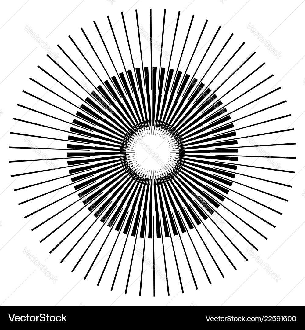 Abstract circle element with geometric lines Abstract circle element with geometric lines vector image