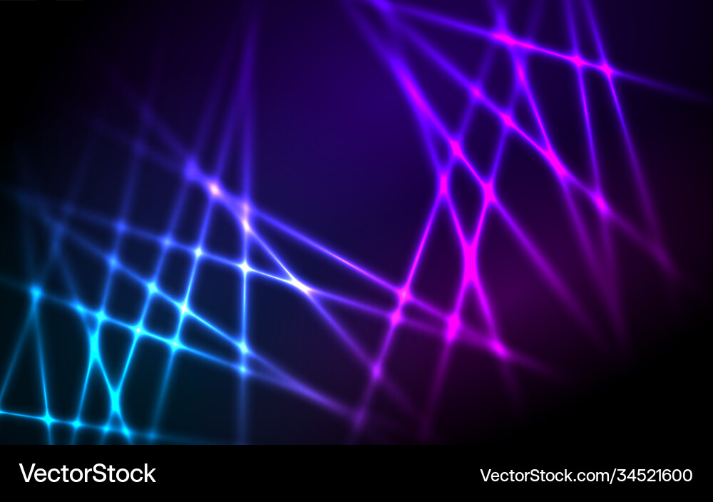 Dynamic Lights Abstract Background Vector Image