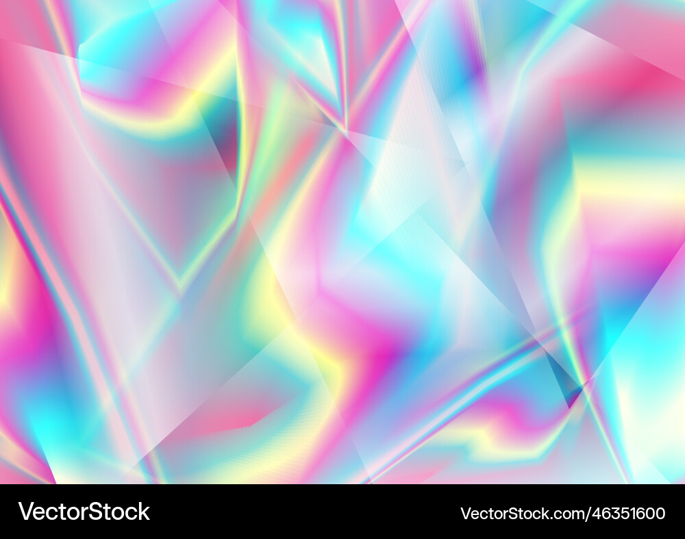 Holographic glass polygonal shapes abstract Holographic glass polygonal shapes abstract vector image