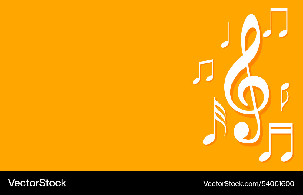 Note music notation background Note music notation background vector image