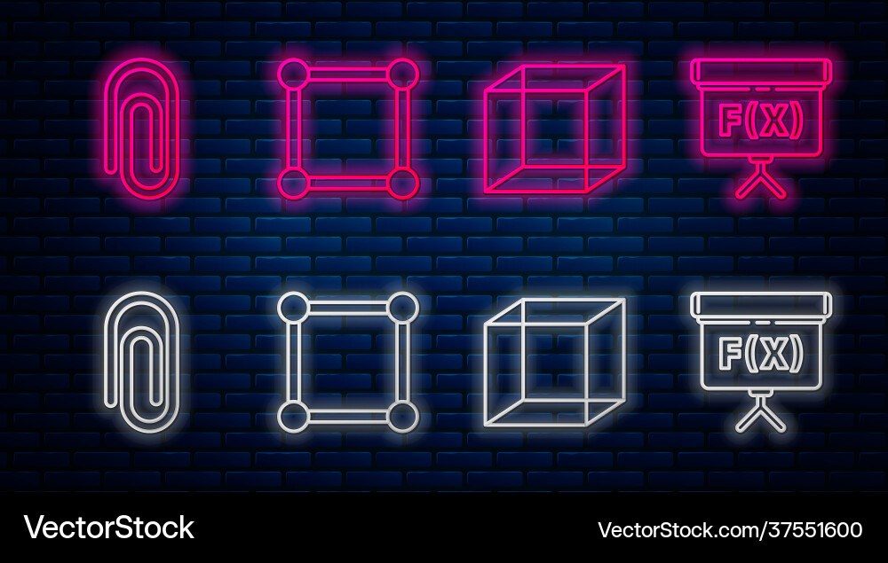 Set line chalkboard with diagram function Set line chalkboard with diagram function vector image