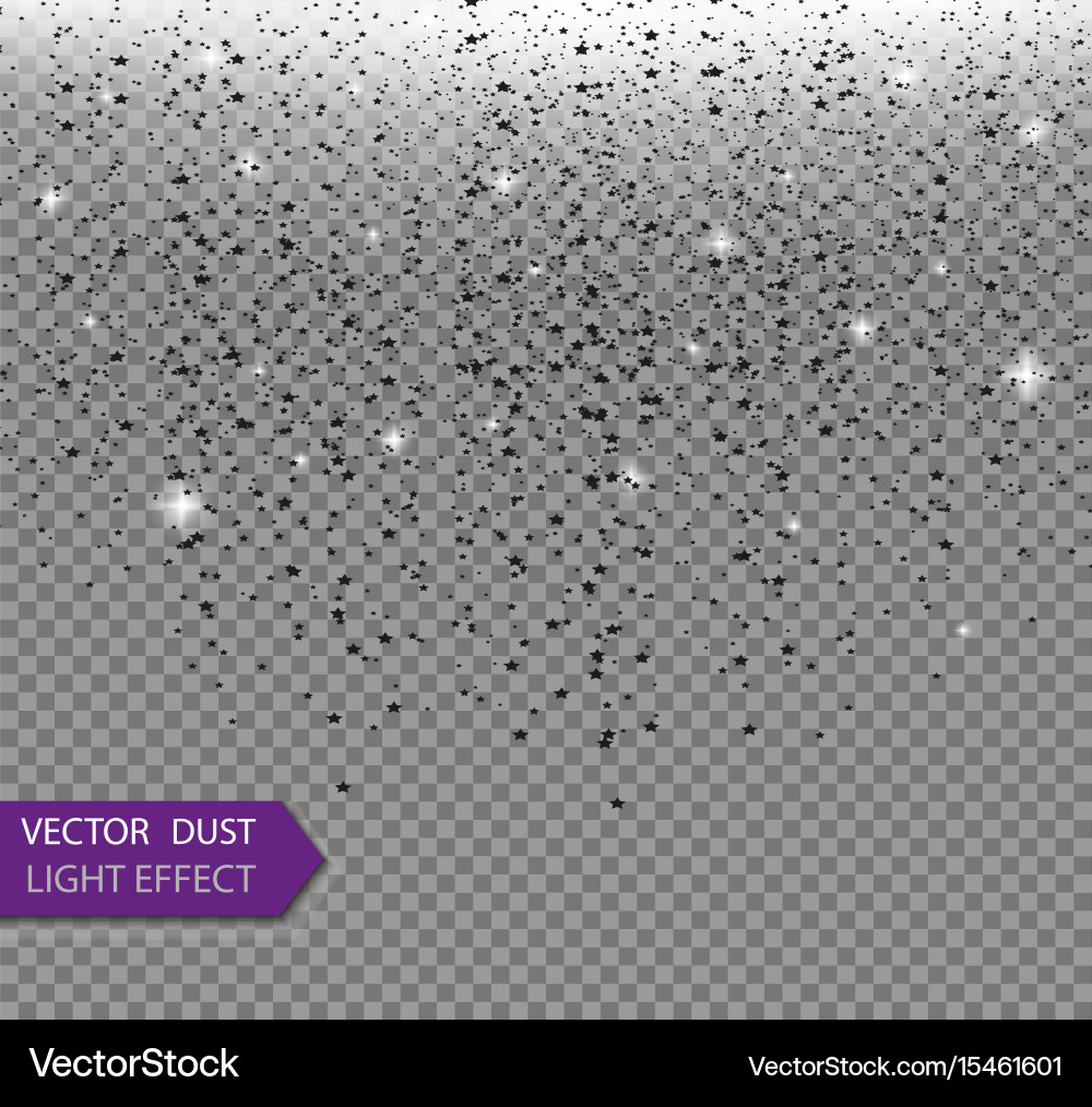 Abstract background with many falling tiny vector image