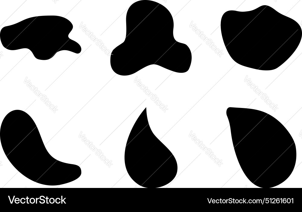 Abstract blobs liquid and fluid shape pictogram Abstract blobs liquid and fluid shape pictogram vector image
