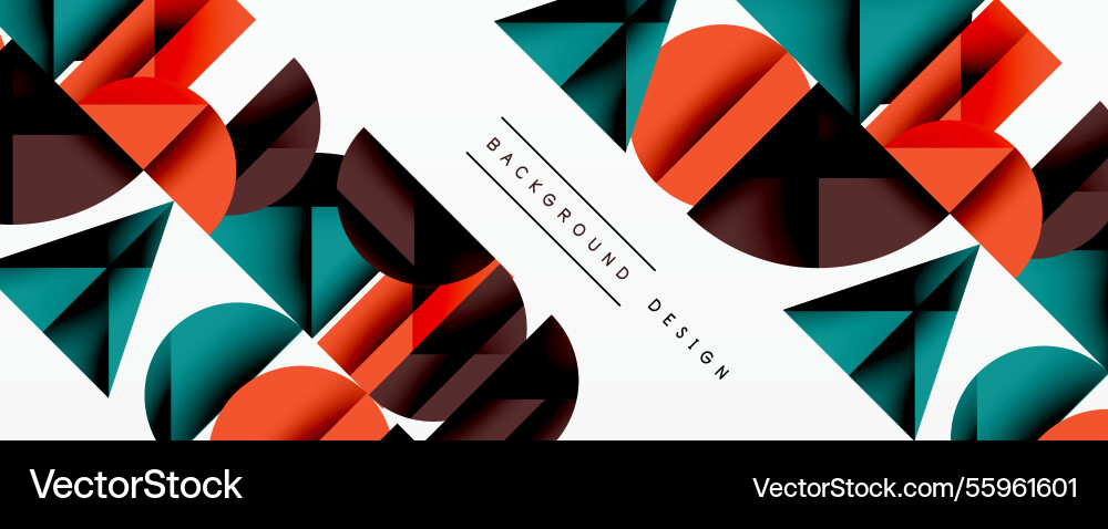 Abstract geometric background with layered Abstract geometric background with layered vector image