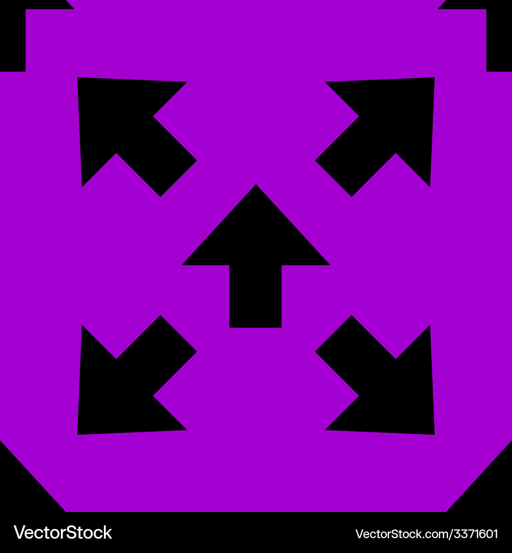 Arrow web icon flat design seamless pattern Vector Image