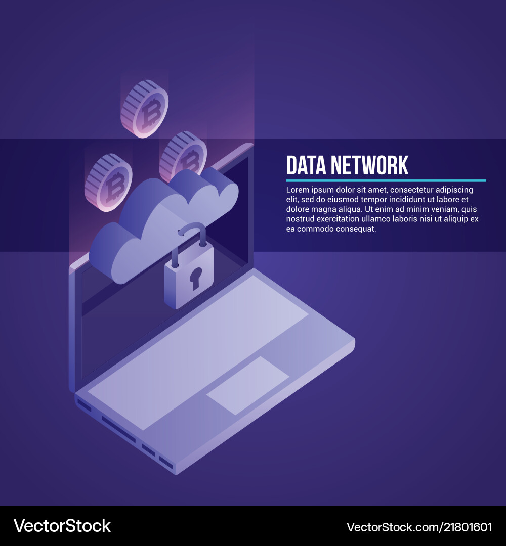 Data network related vector image