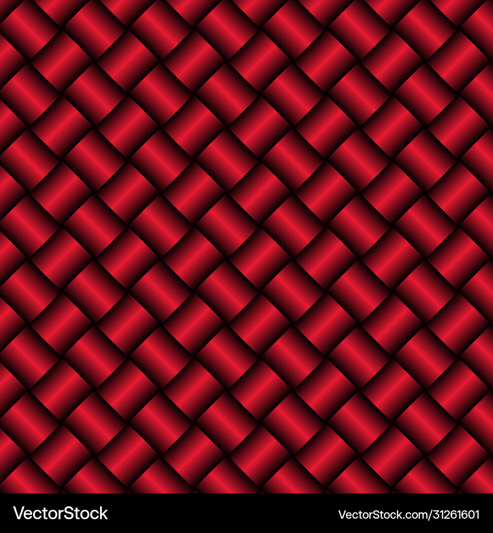 Diagonal rectangle metal pattern red Vector Image