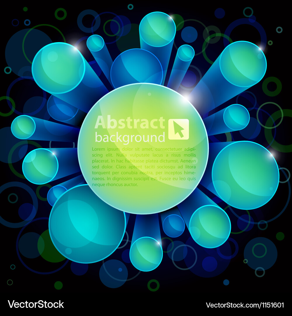 Dynamic 3D Shine Background Vector Image
