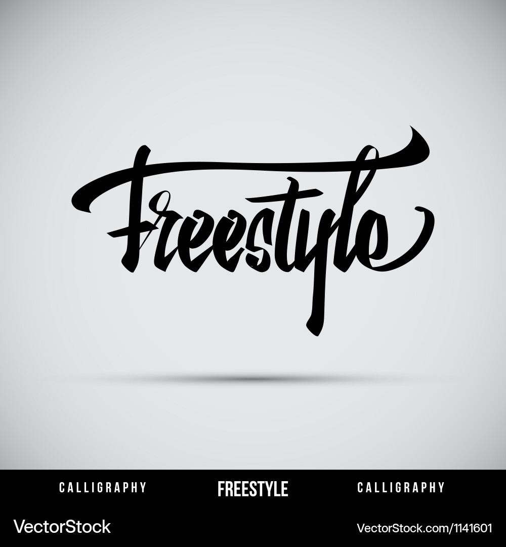 Elegant Calligraphy - Handwritten Script Vector Image
