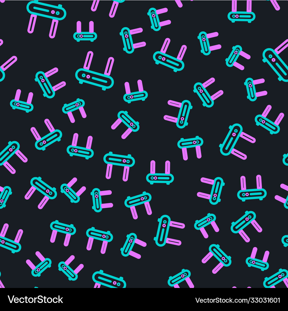 Line router and wi-fi signal icon isolated Line router and wi-fi signal icon isolated Vector Image