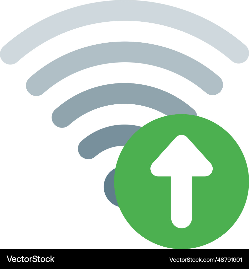 Uploading data faster with high speed internet Vector Image
