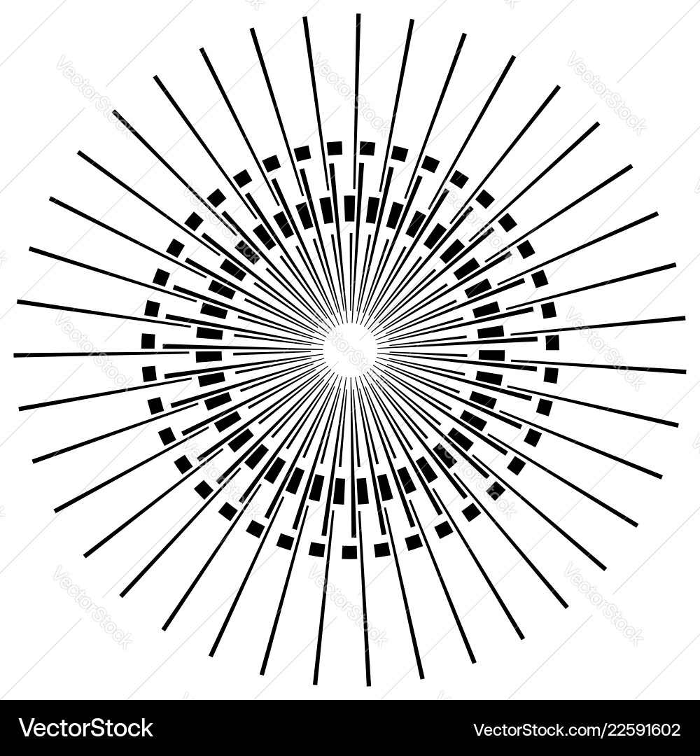 Abstract circle element with geometric lines Abstract circle element with geometric lines Vector Image