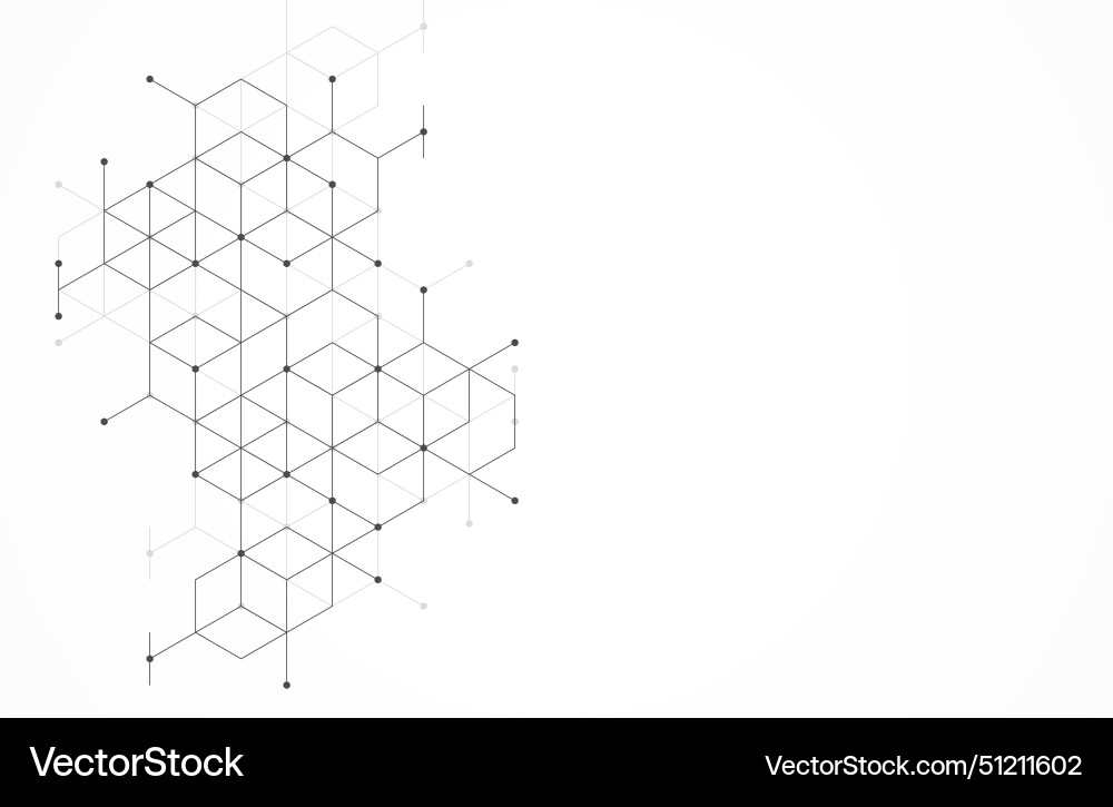 Abstract geometric boxes pattern dot line Abstract geometric boxes pattern dot line vector image