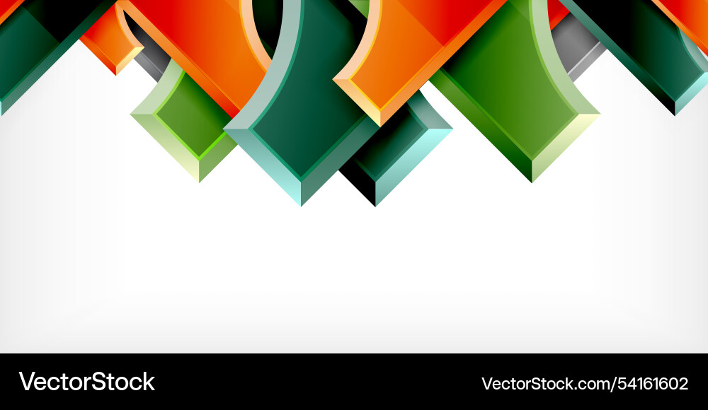 Arrow with round elements color geometric shapes Arrow with round elements color geometric shapes Vector Image