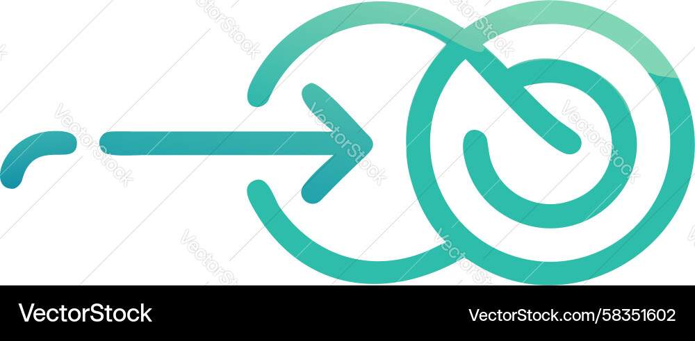 Continuous Search Loop Vector Image