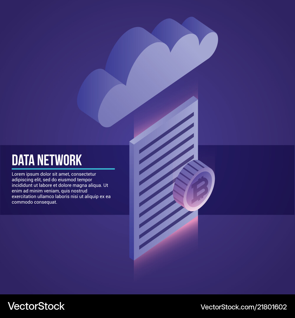 Data network related Vector Image